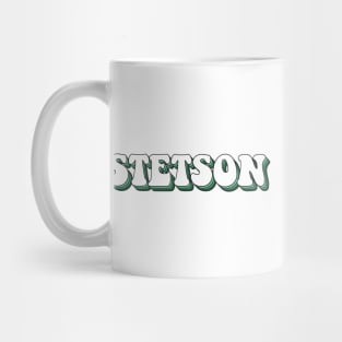 stetson lettering Mug
